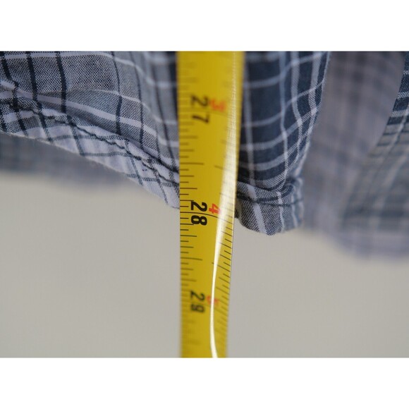 DIESEL‎ Button Down Shirt Mens Large Regular Fit Long Sleeve Plaid Gray - Picture 6 of 7